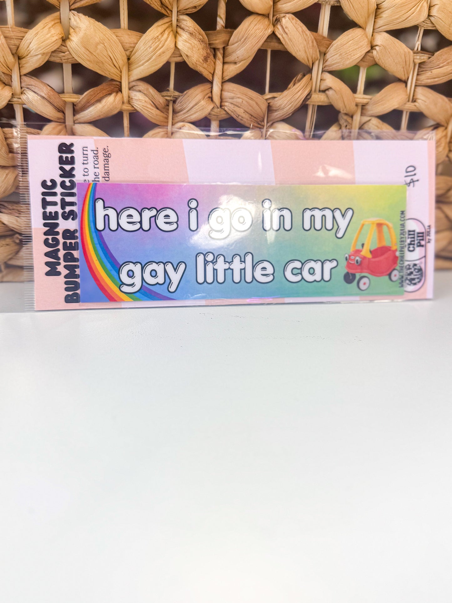 Magnetic Bumper Car Stickers
