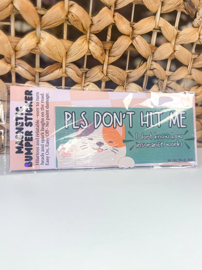 Magnetic Bumper Car Stickers