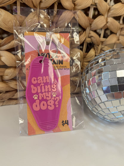 Trendy Motel Keychains