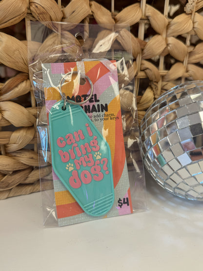 Trendy Motel Keychains