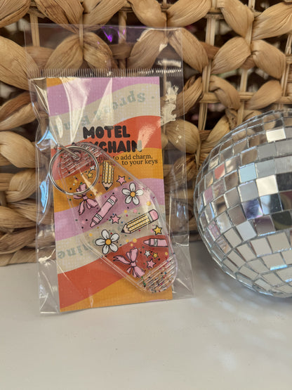 Trendy Motel Keychains