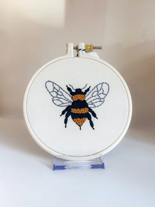 Bumblebee Embroidery Wall Art