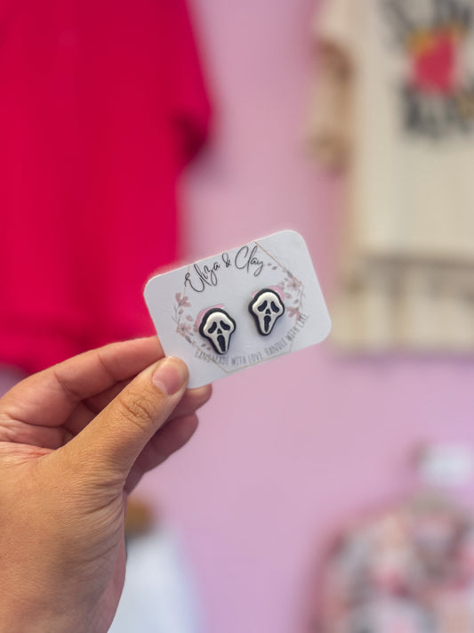 Scream Clay Studs
