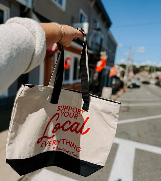 Support Your Local Everything Garrettsville Ohio Tote Bag