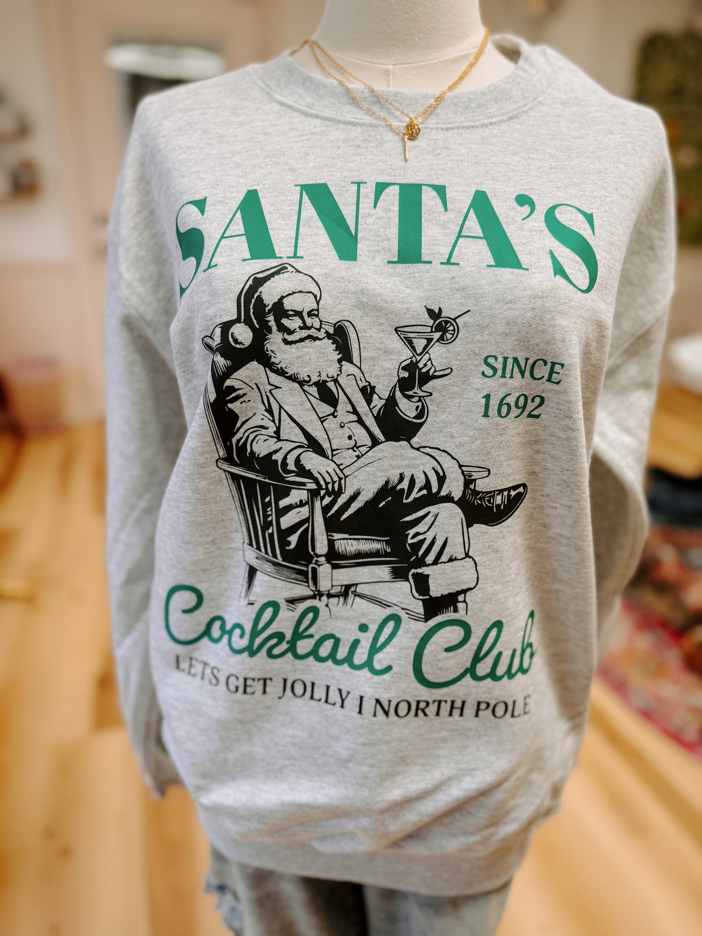 Santa’s Cocktail Club Sweatshirt