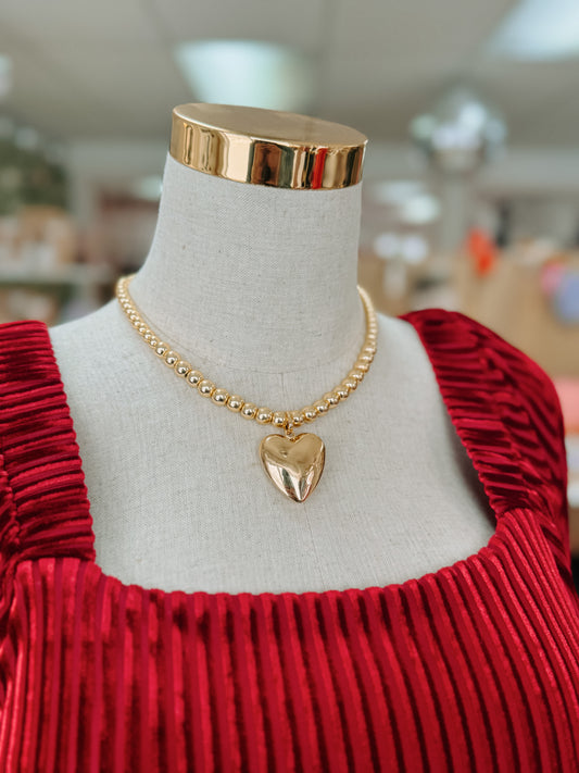 Chunky Heart Necklace