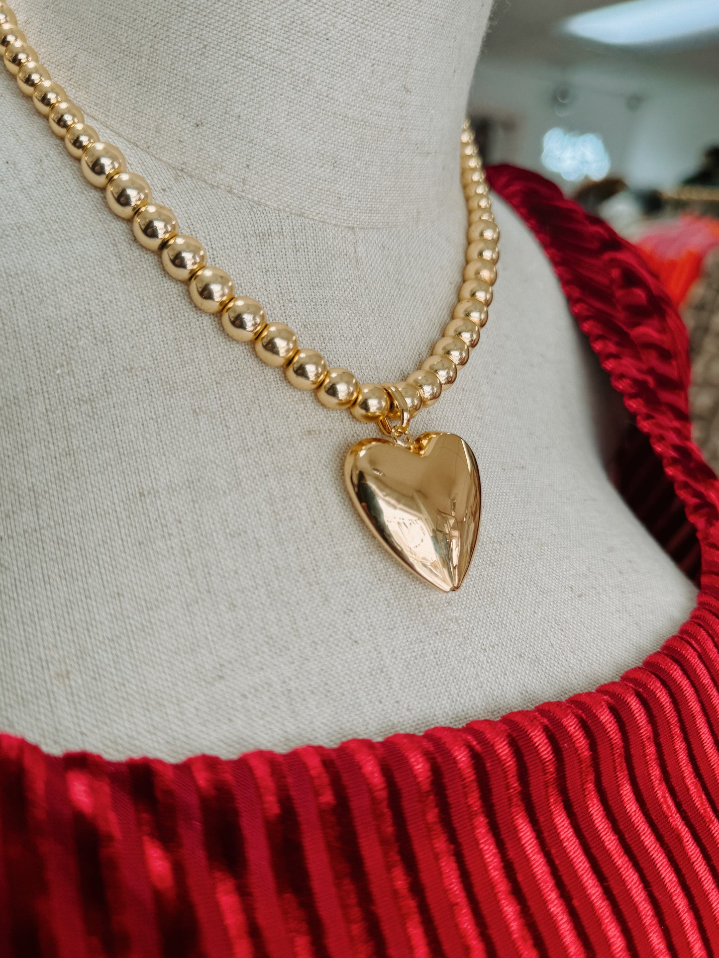 Chunky Heart Necklace