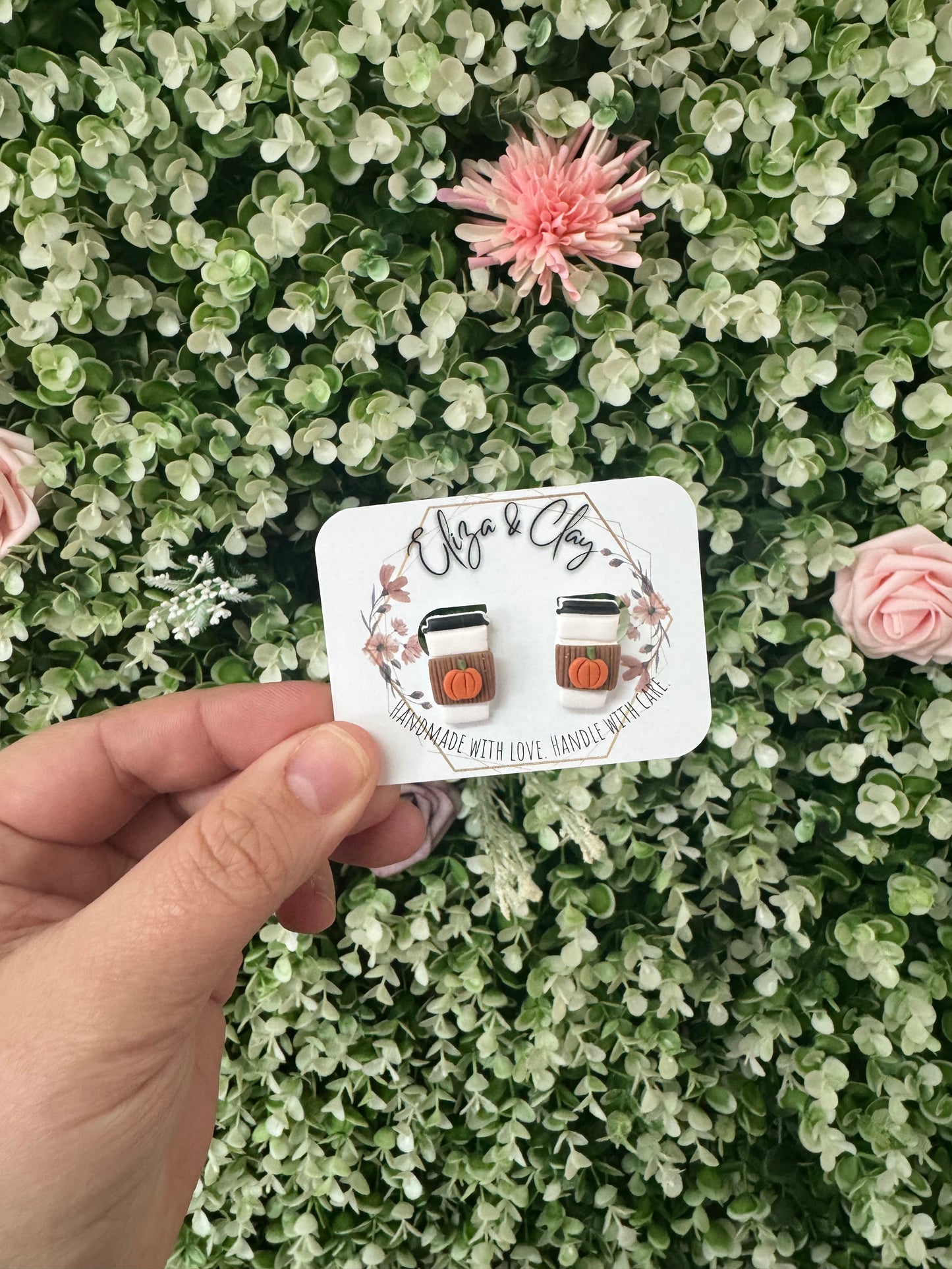 Pumpkin Latte Studs