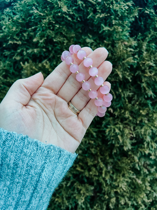 Rose Quartz Gemstone Bracelet